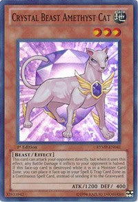 Crystal Beast Amethyst Cat [RYMP-EN041] Super Rare | Mindsight Gaming