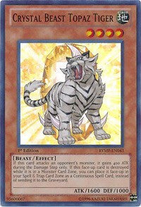 Crystal Beast Topaz Tiger [RYMP-EN043] Super Rare | Mindsight Gaming