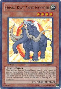 Crystal Beast Amber Mammoth [RYMP-EN044] Super Rare | Mindsight Gaming