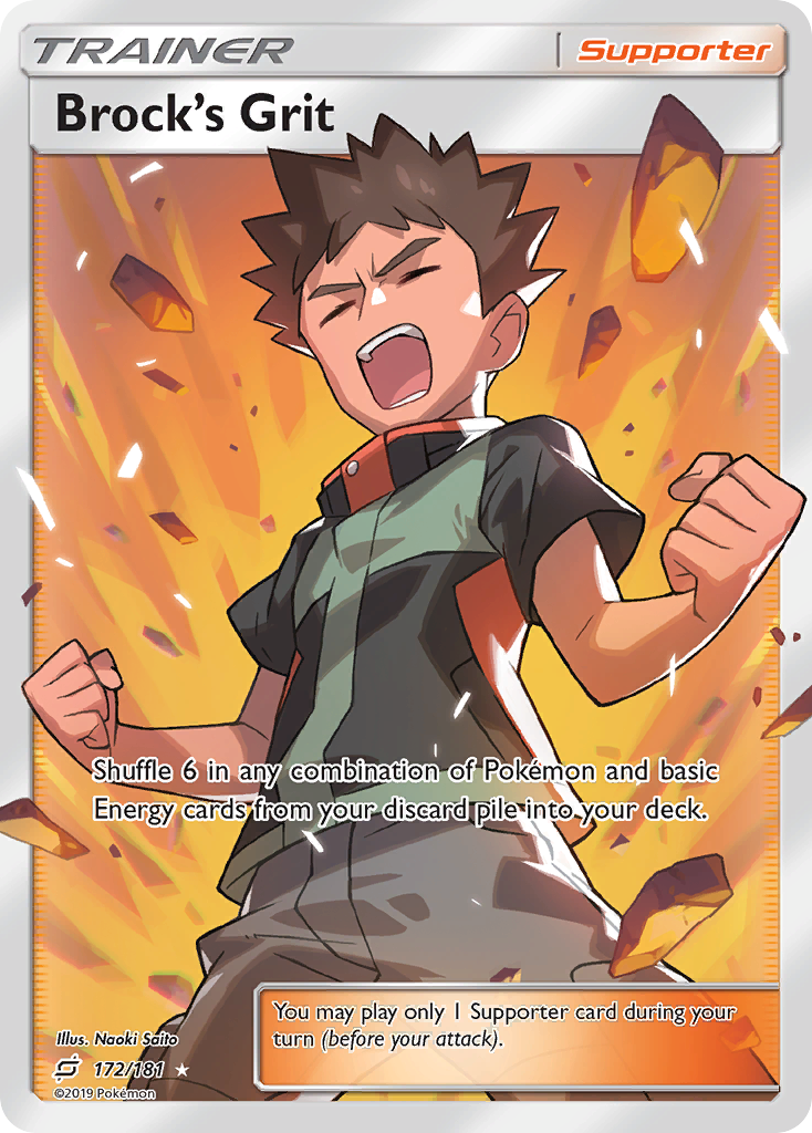 Brock's Grit (172/181) [Sun & Moon: Team Up] | Mindsight Gaming