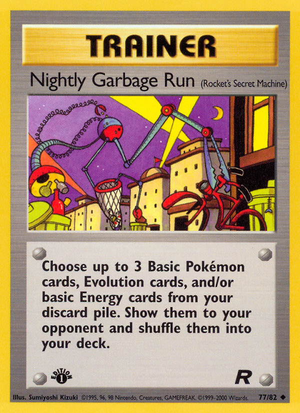 Nightly Garbage Run (77/82) [Team Rocket 1st Edition] | Mindsight Gaming