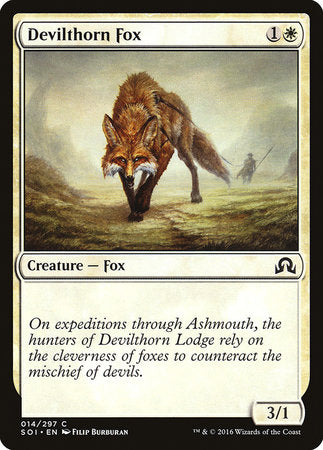 Devilthorn Fox [Shadows over Innistrad] | Mindsight Gaming