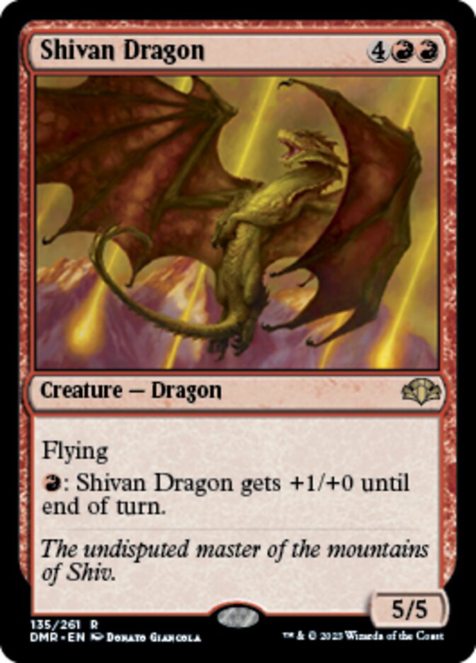 Shivan Dragon [Dominaria Remastered] | Mindsight Gaming