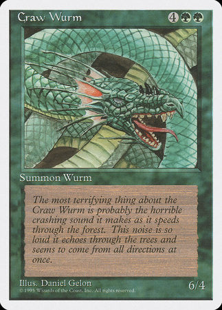 Craw Wurm [Fourth Edition] | Mindsight Gaming