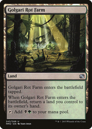 Golgari Rot Farm [Modern Masters 2015] | Mindsight Gaming