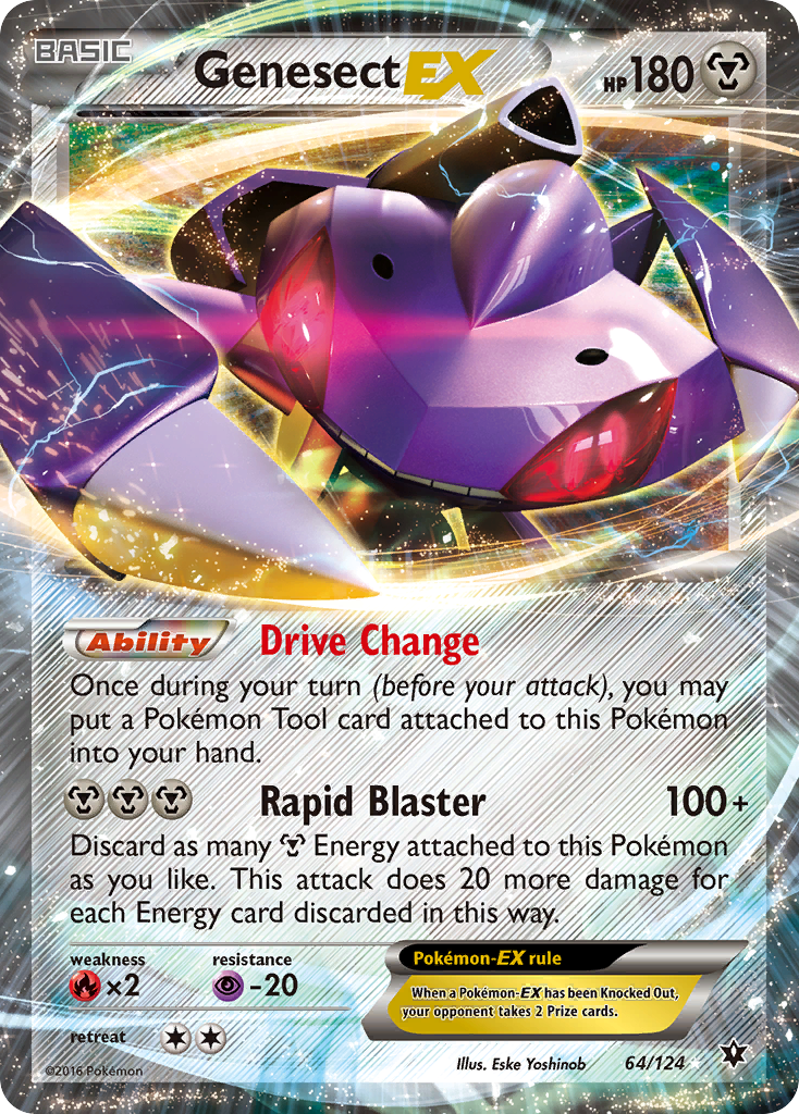 Genesect EX (64/124) [XY: Fates Collide] | Mindsight Gaming