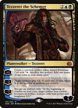 Tezzeret the Schemer [Aether Revolt] | Mindsight Gaming