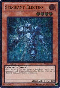 Sergeant Electro (UTR) [PHSW-EN090] Ultimate Rare | Mindsight Gaming