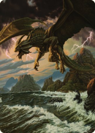 Ancient Bronze Dragon Art Card (03) [Commander Legends: Battle for Baldur's Gate Art Series] | Mindsight Gaming