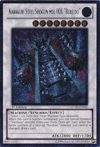 Karakuri Steel Shogun mdl 00X "Bureido" (UTR) [STOR-EN042] Ultimate Rare | Mindsight Gaming