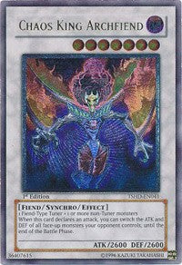 Chaos King Archfiend (UTR) [TSHD-EN041] Ultimate Rare | Mindsight Gaming