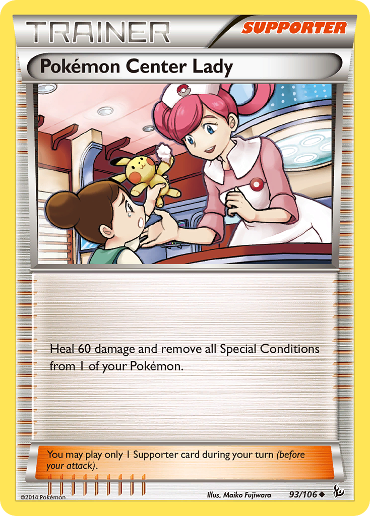 Pokemon Center Lady (93/106) [XY: Flashfire] | Mindsight Gaming