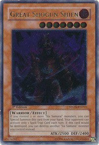 Great Shogun Shien (UTR) [STON-EN013] Ultimate Rare | Mindsight Gaming