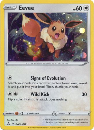 Eevee (SWSH042) [Sword & Shield: Black Star Promos] | Mindsight Gaming