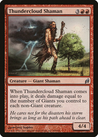 Thundercloud Shaman [Lorwyn] | Mindsight Gaming