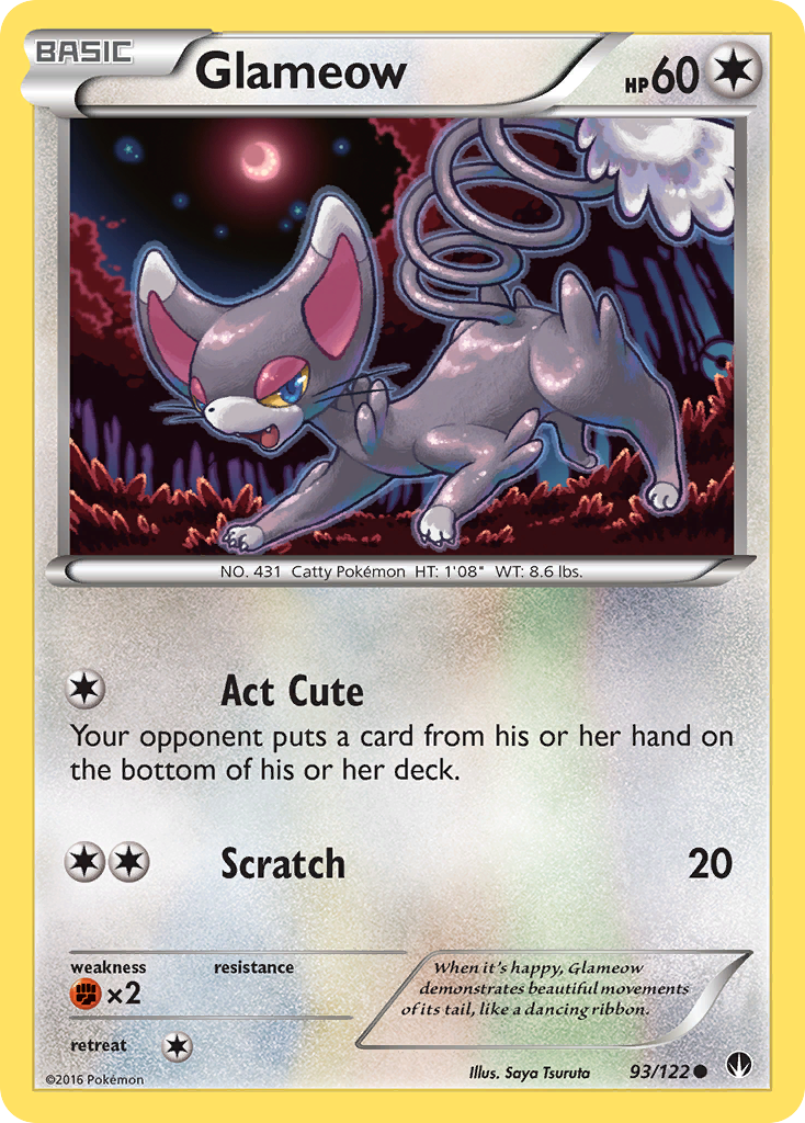 Glameow (93/122) [XY: BREAKpoint] | Mindsight Gaming