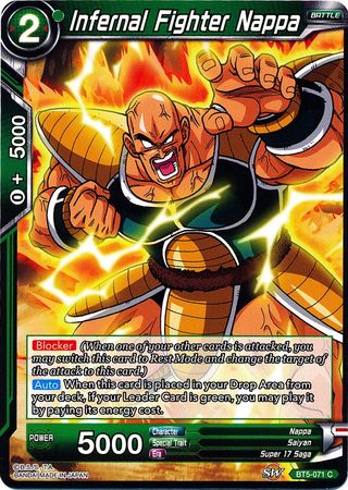 Infernal Fighter Nappa (BT5-071) [Miraculous Revival] | Mindsight Gaming