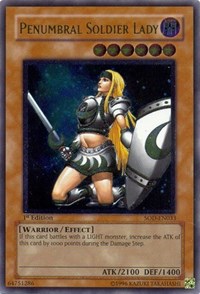 Penumbral Soldier Lady (UTR) [SOD-EN033] Ultimate Rare | Mindsight Gaming