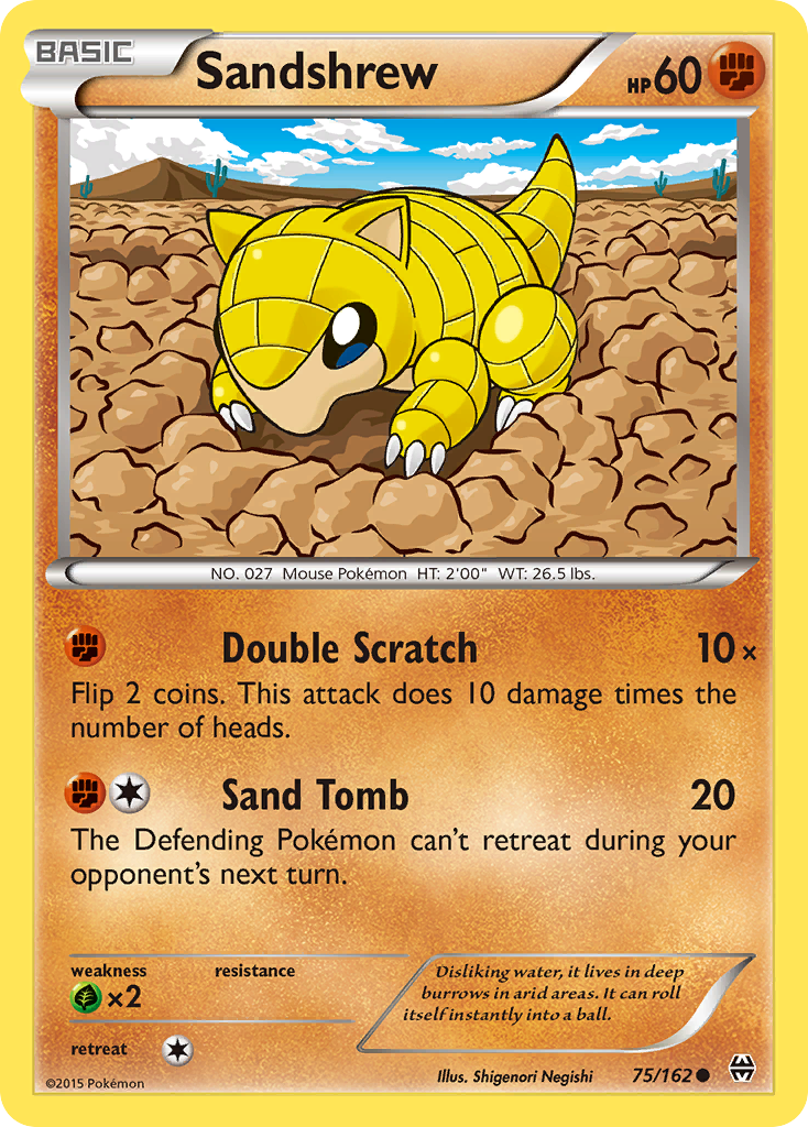 Sandshrew (75/162) [XY: BREAKthrough] | Mindsight Gaming