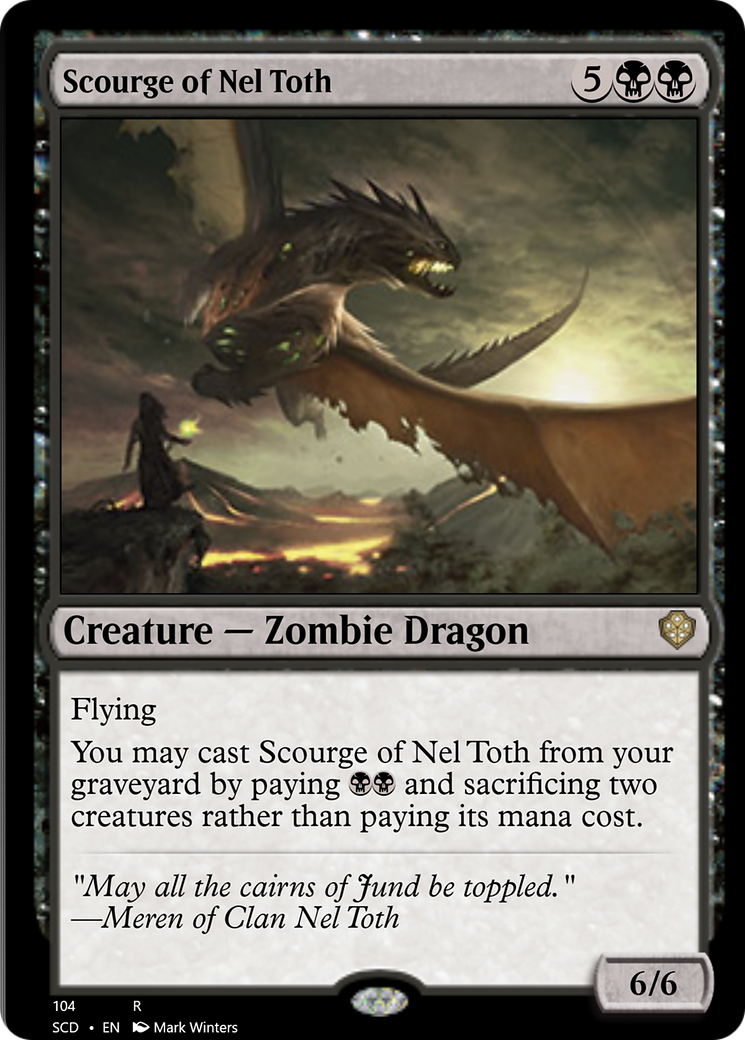 Scourge of Nel Toth [Starter Commander Decks] | Mindsight Gaming