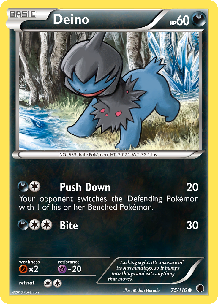 Deino (75/116) [Black & White: Plasma Freeze] | Mindsight Gaming