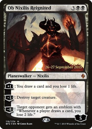 Ob Nixilis Reignited [Battle for Zendikar Promos] | Mindsight Gaming