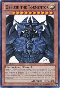 Obelisk the Tormentor [BP01-EN021] Rare | Mindsight Gaming