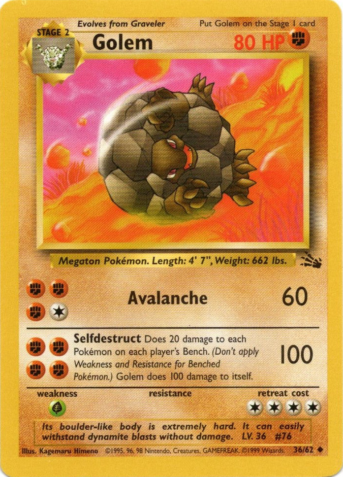 Golem (36/62) [Fossil Unlimited] | Mindsight Gaming