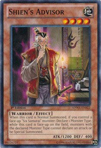 Shien's Advisor [SDWA-EN022] Common | Mindsight Gaming