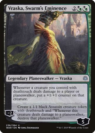 Vraska, Swarm's Eminence [War of the Spark] | Mindsight Gaming