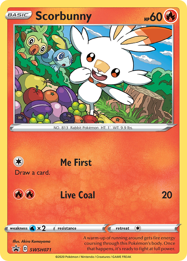 Scorbunny (SWSH071) [Sword & Shield: Black Star Promos] | Mindsight Gaming