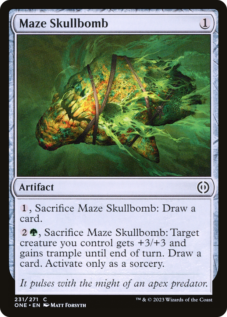 Maze Skullbomb [Phyrexia: All Will Be One] | Mindsight Gaming