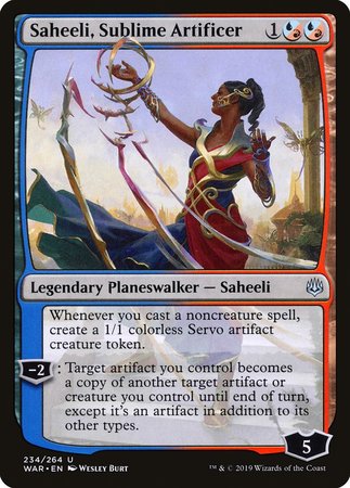 Saheeli, Sublime Artificer [War of the Spark] | Mindsight Gaming