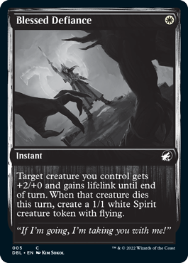 Blessed Defiance [Innistrad: Double Feature] | Mindsight Gaming