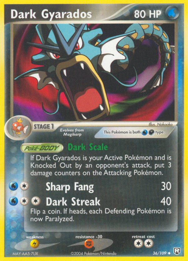 Dark Gyarados (36/109) [EX: Team Rocket Returns] | Mindsight Gaming