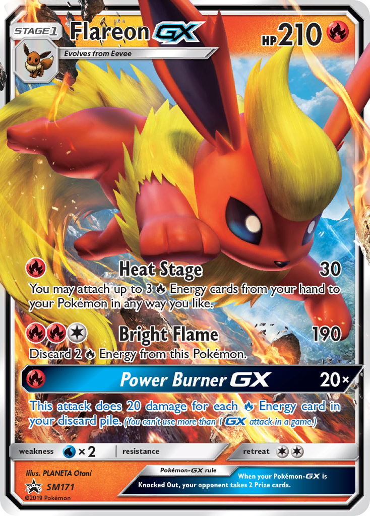 Flareon GX (SM171) [Sun & Moon: Black Star Promos] | Mindsight Gaming