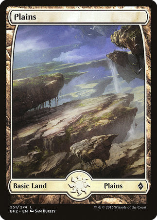 Plains (251) - Full Art [Battle for Zendikar] | Mindsight Gaming