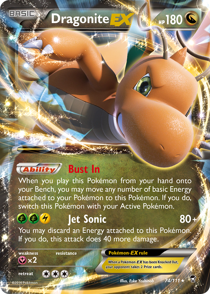 Dragonite EX (74/111) [XY: Furious Fists] | Mindsight Gaming