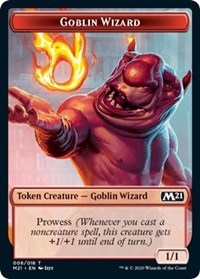 Goblin Wizard // Treasure Double-sided Token [Core Set 2021 Tokens] | Mindsight Gaming