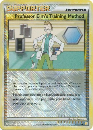 Professor Elm's Training Method (100/123) (League Promo) [HeartGold & SoulSilver: Base Set] | Mindsight Gaming