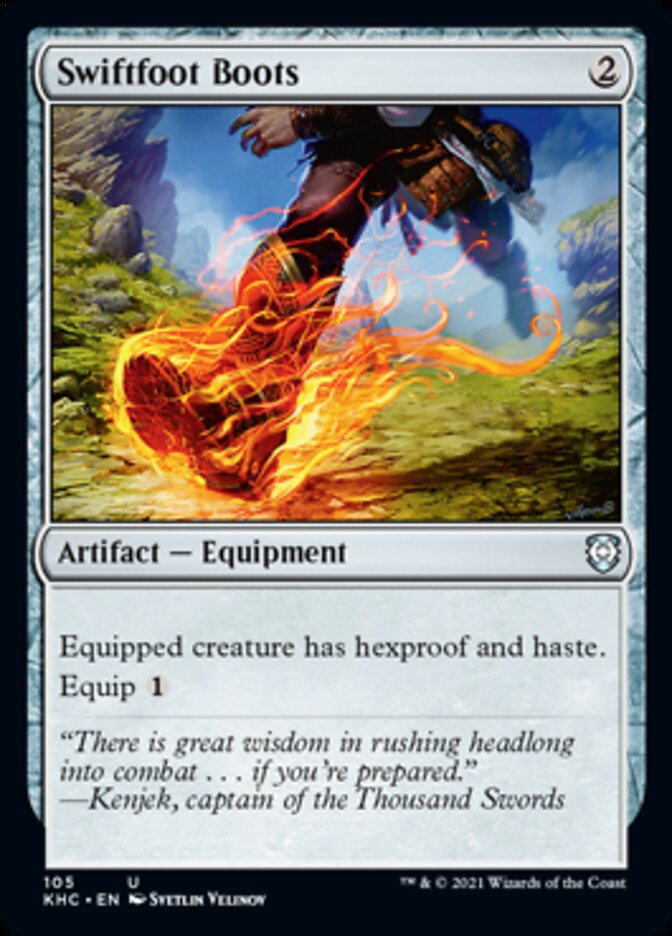 Swiftfoot Boots [Kaldheim Commander] | Mindsight Gaming