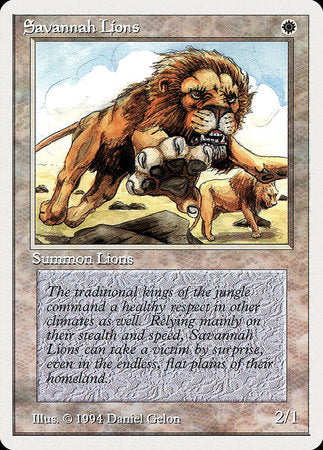 Savannah Lions [Summer Magic / Edgar] | Mindsight Gaming