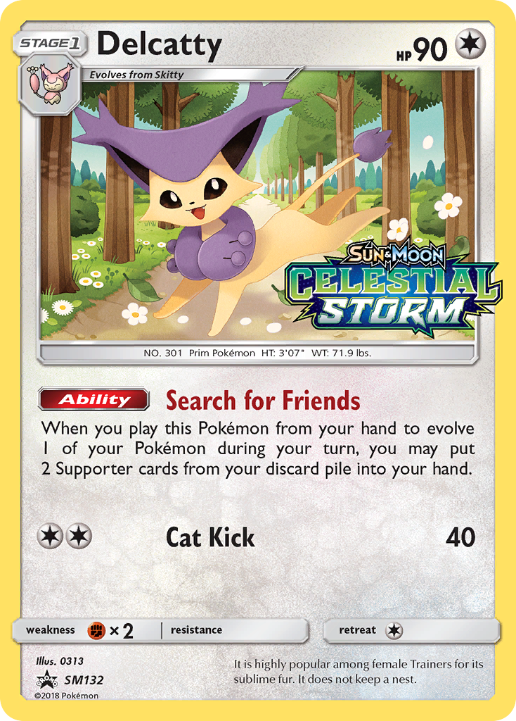 Delcatty (SM132) [Sun & Moon: Black Star Promos] | Mindsight Gaming