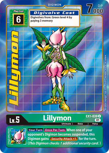 Lillymon [EX1-039] (Alternate Art) [Classic Collection] | Mindsight Gaming