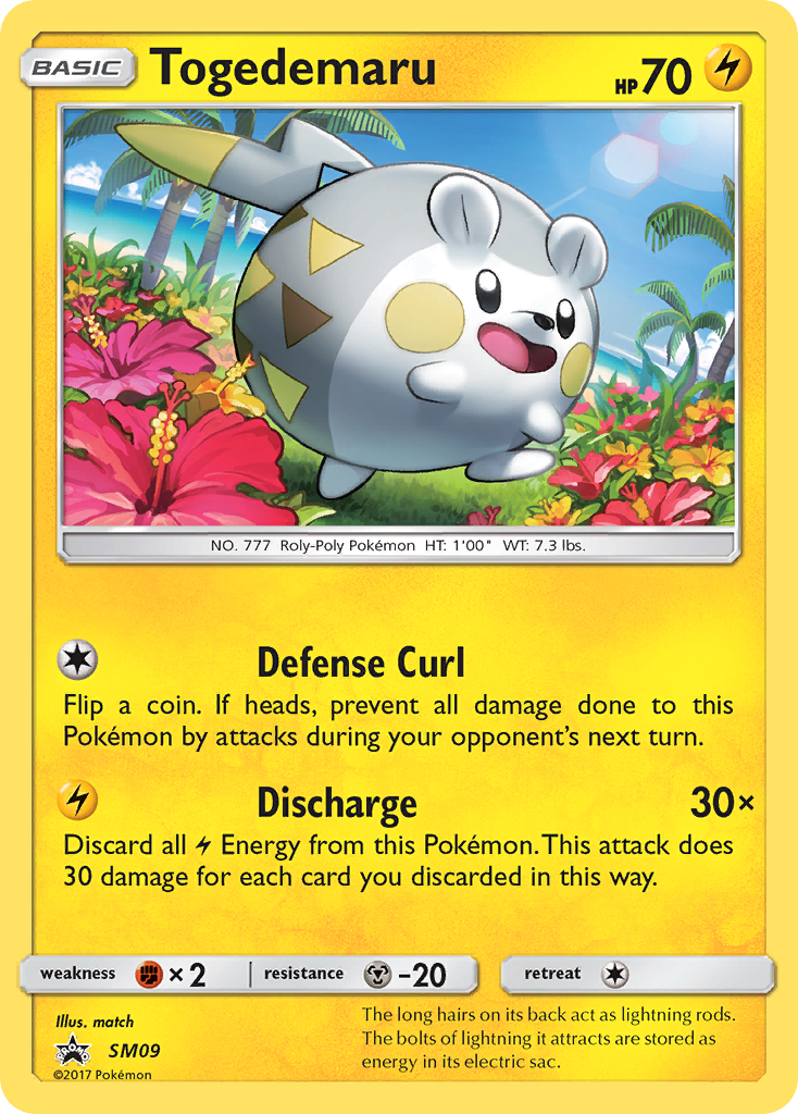 Togedemaru (SM09) [Sun & Moon: Black Star Promos] | Mindsight Gaming