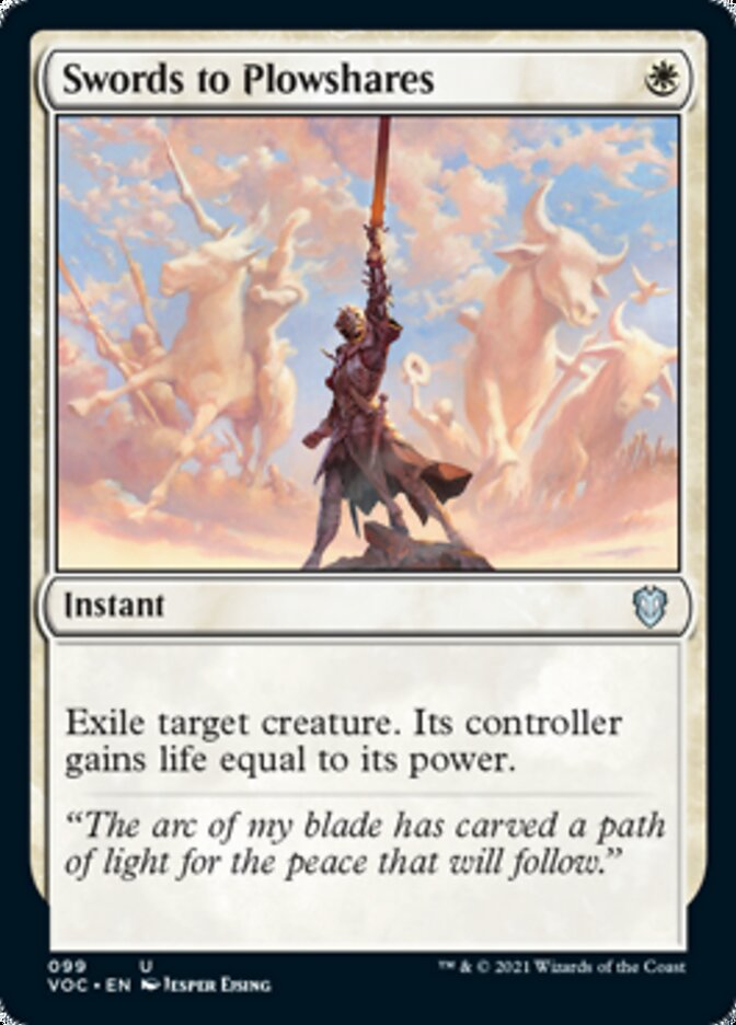 Swords to Plowshares [Innistrad: Crimson Vow Commander] | Mindsight Gaming