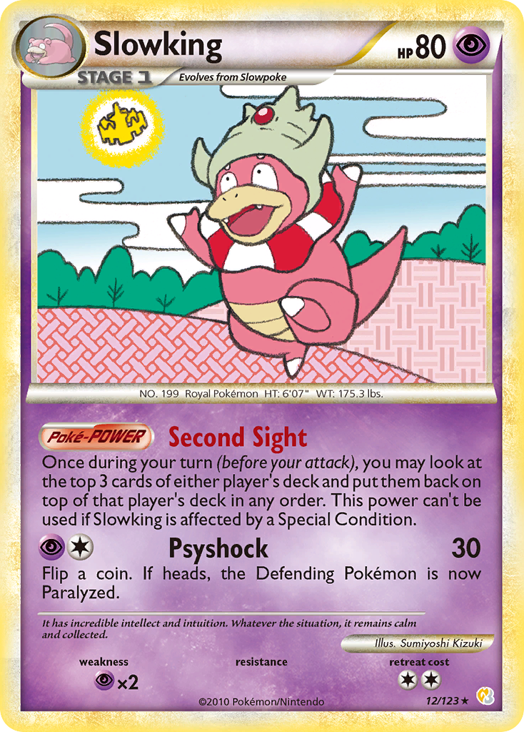 Slowking (12/123) [HeartGold & SoulSilver: Base Set] | Mindsight Gaming