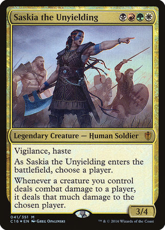 Saskia the Unyielding [Commander 2016] | Mindsight Gaming