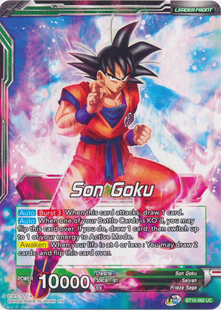 Son Goku // Ferocious Strike SS Son Goku (BT10-060) [Rise of the Unison Warrior Prerelease Promos] | Mindsight Gaming