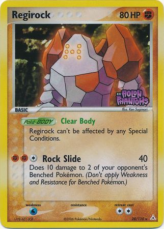 Regirock (28/110) (Stamped) [EX: Holon Phantoms] | Mindsight Gaming